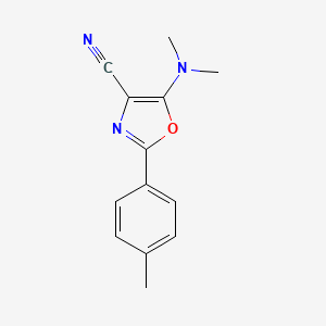 5-(Dimethylamino)-2-(4-methylphenyl)-1,3-oxazole-4-carbonitrile