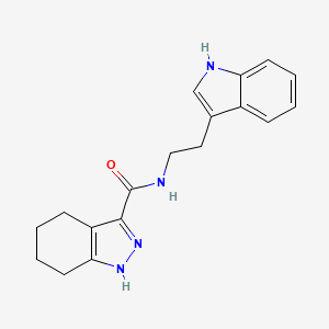 N-[2-(1H-indol-3-yl)ethyl]-4,5,6,7-tetrahydro-1H-indazole-3-carboxamide