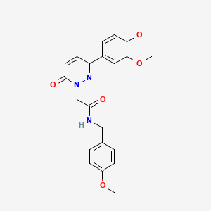 2-(3-(3,4-dimethoxyphenyl)-6-oxopyridazin-1(6H)-yl)-N-(4-methoxybenzyl)acetamide