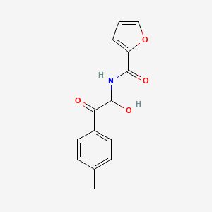 N-[1-hydroxy-2-(4-methylphenyl)-2-oxoethyl]furan-2-carboxamide