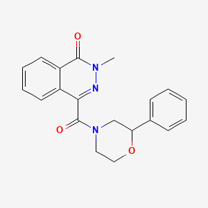 2-methyl-4-[(2-phenylmorpholino)carbonyl]-1(2H)-phthalazinone