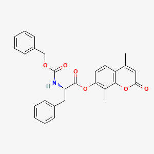 4,8-dimethyl-2-oxo-2H-chromen-7-yl N-[(benzyloxy)carbonyl]-L-phenylalaninate