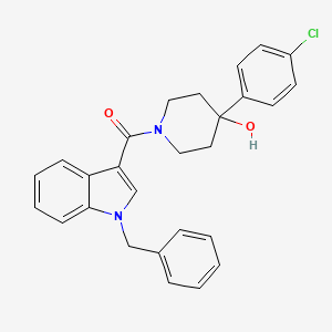 1-[(1-benzyl-1H-indol-3-yl)carbonyl]-4-(4-chlorophenyl)-4-piperidinol