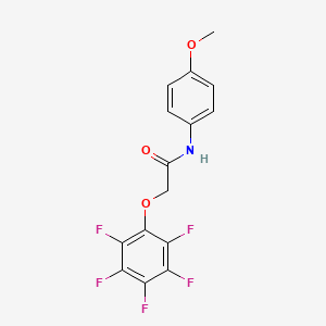 N-(4-methoxyphenyl)-2-(pentafluorophenoxy)acetamide