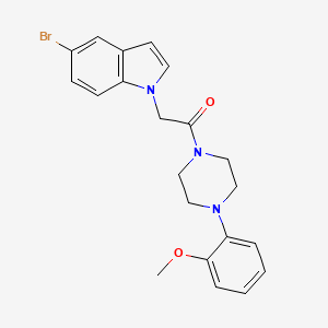 2-(5-bromo-1H-indol-1-yl)-1-[4-(2-methoxyphenyl)piperazin-1-yl]ethanone