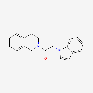 1-(3,4-dihydroisoquinolin-2(1H)-yl)-2-(1H-indol-1-yl)ethanone