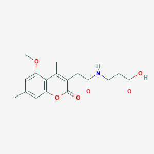 N-[(5-methoxy-4,7-dimethyl-2-oxo-2H-chromen-3-yl)acetyl]-beta-alanine