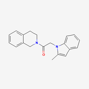 2-[(2-methyl-1H-indol-1-yl)acetyl]-1,2,3,4-tetrahydroisoquinoline