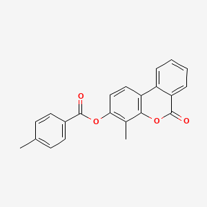 4-methyl-6-oxo-6H-benzo[c]chromen-3-yl 4-methylbenzoate