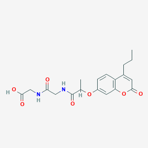 N-{2-[(2-oxo-4-propyl-2H-chromen-7-yl)oxy]propanoyl}glycylglycine