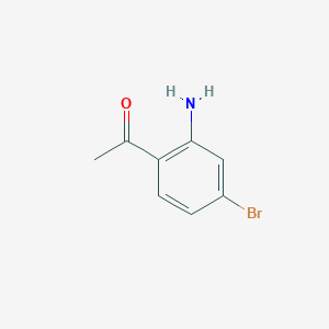 molecular formula C8H8BrNO B111471 1-(2-氨基-4-溴苯基)乙酮 CAS No. 123858-51-5