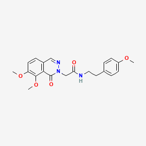 2-[7,8-dimethoxy-1-oxo-2(1H)-phthalazinyl]-N~1~-(4-methoxyphenethyl)acetamide