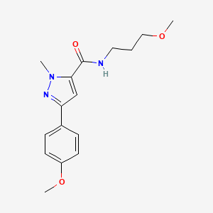 3-(4-methoxyphenyl)-N-(3-methoxypropyl)-1-methyl-1H-pyrazole-5-carboxamide