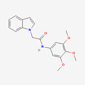 2-(1H-indol-1-yl)-N-(3,4,5-trimethoxyphenyl)acetamide