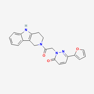 6-(2-furyl)-2-[2-oxo-2-(1,3,4,5-tetrahydro-2H-pyrido[4,3-b]indol-2-yl)ethyl]-3(2H)-pyridazinone