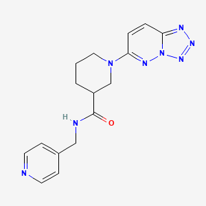 N-(4-pyridylmethyl)-1-[1,2,3,4]tetraazolo[1,5-b]pyridazin-6-yl-3-piperidinecarboxamide