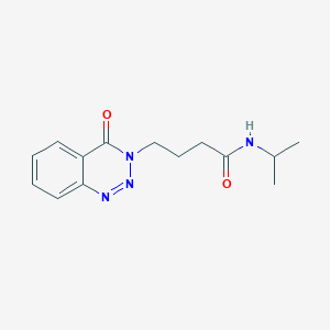 N-isopropyl-4-(4-oxo-1,2,3-benzotriazin-3(4H)-yl)butanamide