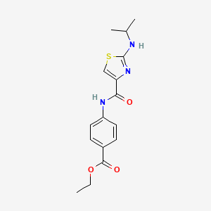 Ethyl 4-({[2-(isopropylamino)-1,3-thiazol-4-yl]carbonyl}amino)benzoate