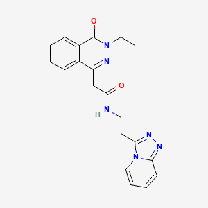 2-(3-isopropyl-4-oxo-3,4-dihydro-1-phthalazinyl)-N-(2-[1,2,4]triazolo[4,3-a]pyridin-3-ylethyl)acetamide