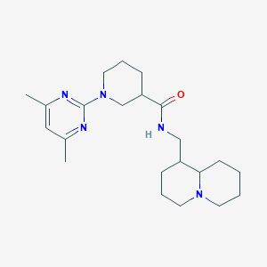 1-(4,6-dimethylpyrimidin-2-yl)-N-(octahydro-2H-quinolizin-1-ylmethyl)piperidine-3-carboxamide