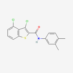 3,4-dichloro-N-(3,4-dimethylphenyl)-1-benzothiophene-2-carboxamide