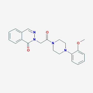 2-{2-[4-(2-methoxyphenyl)piperazino]-2-oxoethyl}-1(2H)-phthalazinone