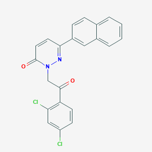 2-[2-(2,4-dichlorophenyl)-2-oxoethyl]-6-(2-naphthyl)-3(2H)-pyridazinone