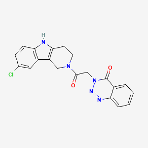 3-[2-(8-chloro-1,3,4,5-tetrahydro-2H-pyrido[4,3-b]indol-2-yl)-2-oxoethyl]-1,2,3-benzotriazin-4(3H)-one