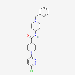 N-(1-benzyl-4-piperidyl)-1-(6-chloro-3-pyridazinyl)-4-piperidinecarboxamide