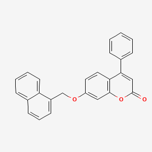 7-(naphthalen-1-ylmethoxy)-4-phenyl-2H-chromen-2-one