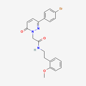 2-[3-(4-bromophenyl)-6-oxo-1(6H)-pyridazinyl]-N~1~-(2-methoxyphenethyl)acetamide