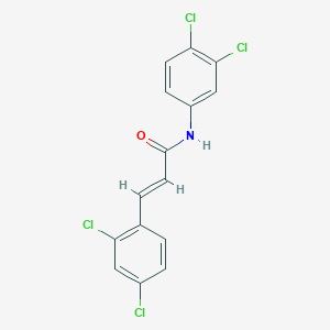 (2E)-3-(2,4-dichlorophenyl)-N-(3,4-dichlorophenyl)prop-2-enamide