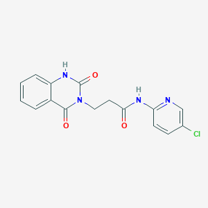 N-(5-chloropyridin-2-yl)-3-(2-hydroxy-4-oxoquinazolin-3(4H)-yl)propanamide