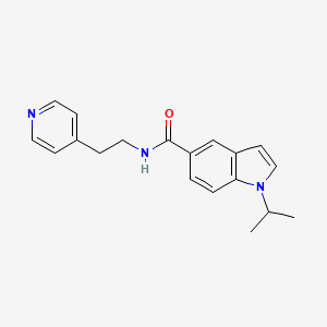 1-isopropyl-N-[2-(4-pyridyl)ethyl]-1H-indole-5-carboxamide