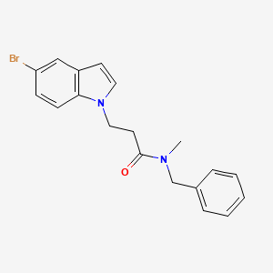 N-benzyl-3-(5-bromo-1H-indol-1-yl)-N-methylpropanamide