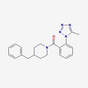 (4-benzylpiperidin-1-yl)[2-(5-methyl-1H-tetrazol-1-yl)phenyl]methanone