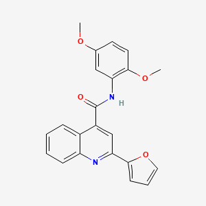 N-(2,5-dimethoxyphenyl)-2-(furan-2-yl)quinoline-4-carboxamide