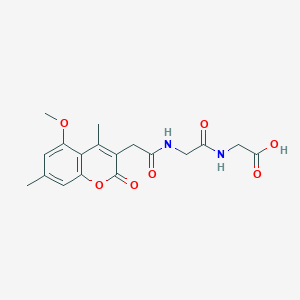 N-[(5-methoxy-4,7-dimethyl-2-oxo-2H-chromen-3-yl)acetyl]glycylglycine