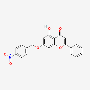 5-hydroxy-7-[(4-nitrobenzyl)oxy]-2-phenyl-4H-chromen-4-one