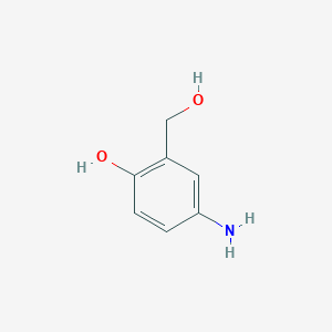 molecular formula C7H9NO2 B011150 4-Amino-2-(hydroxymethyl)phenol CAS No. 104333-09-7