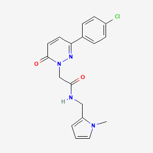 2-[3-(4-chlorophenyl)-6-oxopyridazin-1(6H)-yl]-N-[(1-methyl-1H-pyrrol-2-yl)methyl]acetamide