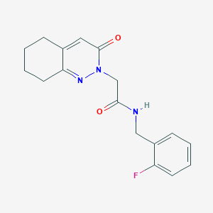 N-(2-fluorobenzyl)-2-(3-oxo-5,6,7,8-tetrahydrocinnolin-2(3H)-yl)acetamide