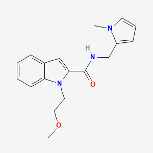 1-(2-methoxyethyl)-N-[(1-methyl-1H-pyrrol-2-yl)methyl]-1H-indole-2-carboxamide