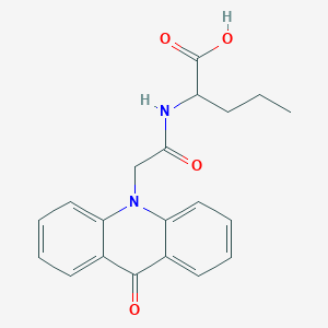 N-[(9-oxoacridin-10(9H)-yl)acetyl]norvaline