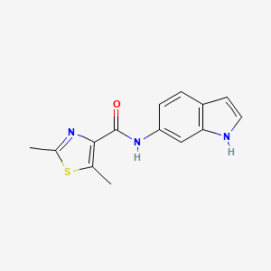 N-(1H-indol-6-yl)-2,5-dimethyl-1,3-thiazole-4-carboxamide