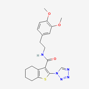 N-[2-(3,4-dimethoxyphenyl)ethyl]-2-(1H-tetrazol-1-yl)-4,5,6,7-tetrahydro-1-benzothiophene-3-carboxamide