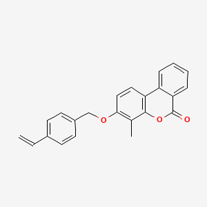 3-[(4-ethenylbenzyl)oxy]-4-methyl-6H-benzo[c]chromen-6-one