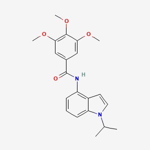 N-(1-isopropyl-1H-indol-4-yl)-3,4,5-trimethoxybenzamide