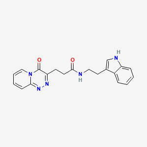 N-[2-(1H-indol-3-yl)ethyl]-3-(4-oxo-4H-pyrido[2,1-c][1,2,4]triazin-3-yl)propanamide