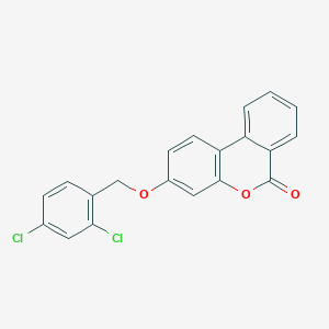 3-[(2,4-dichlorobenzyl)oxy]-6H-benzo[c]chromen-6-one